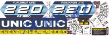 Комплект наклеек для КМУ Unic 220